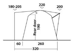 Outwell Milestone Shade Drive Away Awning -Camping Specialty Shop 111100 6