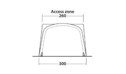 Outwell Newburg 260 Drive Away Awning -Camping Specialty Shop 111102 newburg 260 drawing other5