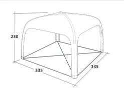 Outwell Air Shelter 14 Outwell Air Shelter -Camping Specialty Shop 111222 air shelter drawing perspective2