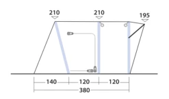 Outwell Wolfburg 380 Drive Away Air Awning -Camping Specialty Shop 111247v22 063 720