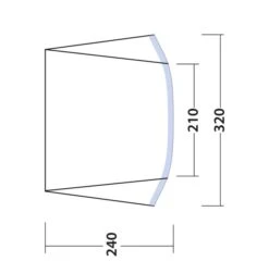 Outwell Touring Canopy Air -Camping Specialty Shop 111253 touring canopy air drawing floorplan3