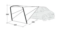 Outwell Touring Canopy Air -Camping Specialty Shop 111253 touring canopy air drawing perspective2