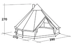 Robens Klondike Tent -Camping Specialty Shop 130189 klondike drawing perspective 2 4
