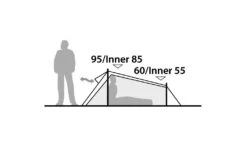Robens Arrow Head Tent -Camping Specialty Shop 130213 arrow head drawing elevation 4 1