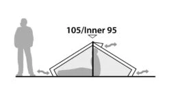 Robens Starlight 2 Tent 13 Robens Starlight 2 Tent -Camping Specialty Shop 130259 starlight 2 drawing elevation 4
