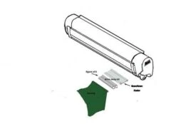 Vango Driveaway Fixing Kit For 4mm & 6mm Rails 3m Set 9 Vango Driveaway Fixing Kit For 4mm & 6mm Rails 3m Set -Camping Specialty Shop 4and6 kit