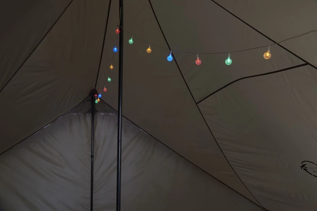 Easy Camp Coloured Globe Light Chain 2 Easy Camp Coloured Globe Light Chain - Image 2