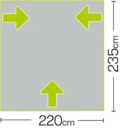 Quest Falcon 220 Poled Porch Caravan Awning -Camping Specialty Shop a3500 7 fullsize