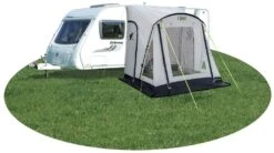 Quest Falcon 220 Poled Porch Caravan Awning -Camping Specialty Shop a3500 fullsize