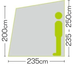 Quest Falcon Air 260 Porch Awning -Camping Specialty Shop a3501a 6 photo