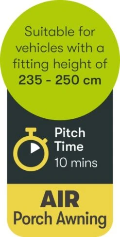 Quest Falcon Air 325 Porch Awning -Camping Specialty Shop a3502a 9 photo 1