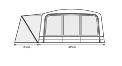 Outdoor Revolution Airedale 7.0SE Including Footprint & Lounge Liner 32 Outdoor Revolution Airedale 7.0SE Including Footprint & Lounge Liner -Camping Specialty Shop airedale 7se floorplan 3