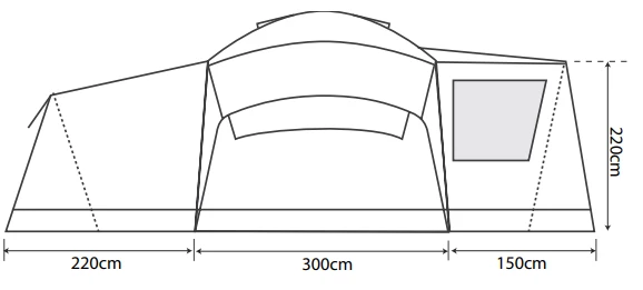 Outdoor Revolution Camp Star 1200 Air Tent Bundle (2022) 14 Outdoor Revolution Camp Star 1200 Air Tent Bundle (2022) - Image 14