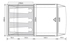Outdoor Revolution Camp Star 350 Air Tent Bundle (2022) -Camping Specialty Shop campstar 350 2 1