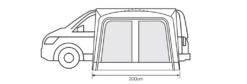 Outdoor Revolution Cayman Cuba Air Mid Drive Away Awning -Camping Specialty Shop cayman cuba 3 1
