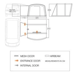 Vango Cove II Low Air Drive Away Awning 22 Vango Cove II Low Air Drive Away Awning -Camping Specialty Shop cove ii air low floorplan high