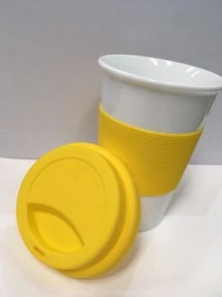 Travel Mug Eco-Ceramic And Silicone -Camping Specialty Shop eco cup 6 1 1