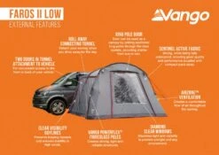 Vango Faros II Low Drive Away Awning 23 Vango Faros II Low Drive Away Awning -Camping Specialty Shop faros ii low 1