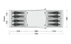 Easy Camp Huntsville 800 Twin Tent -Camping Specialty Shop huntsville 800 3