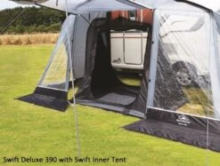 Sunncamp Swift 390 SC Caravan Awning -Camping Specialty Shop inner tent inside swift 390 deluxe 5 amended np