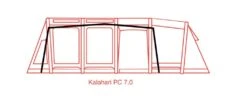 Outdoor Revolution Kalahari PC 7.0 Side Sun Wing -Camping Specialty Shop kalahari sun wing 2 1 1