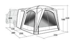 Outwell Linnburg Air Rear Drive Away Awning Package -Camping Specialty Shop linnburg air rear