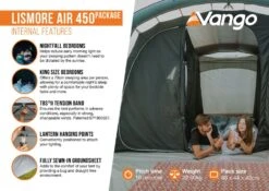 Vango Lismore Air 450 Tent Package -Camping Specialty Shop lismore air 450 package2 medium