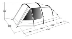 Outwell Dash 4 Tent -Camping Specialty Shop outwell dash4 tent dimensions