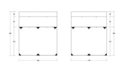 Outwell Fallcrest Side Panel Set -Camping Specialty Shop outwell fallcrest awning side panel set 5