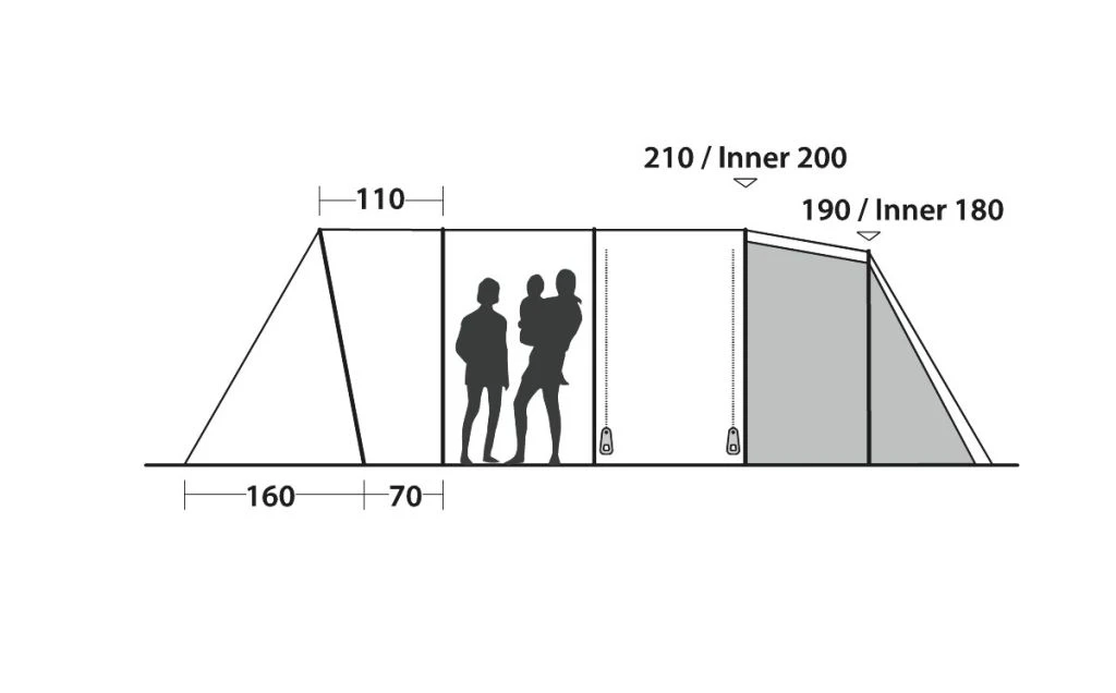 Easy Camp Palmdale 600 Lux Tent 4 Easy Camp Palmdale 600 Lux Tent - Image 4