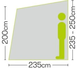 Quest Falcon 325 Poled Porch Caravan Awning -Camping Specialty Shop quest falcon 325 poled porch caravan awning dimensions