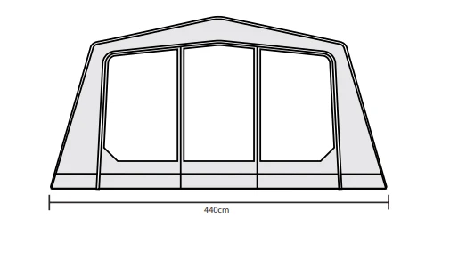 Outdoor Revolution Ozone Safari Front Porch Extension 8 Outdoor Revolution Ozone Safari Front Porch Extension - Image 8