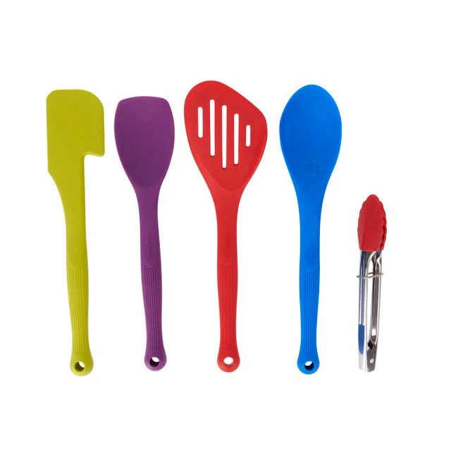 Colourworks 5 Piece Silicone Kitchen Utensils Set 1 Colourworks 5 Piece Silicone Kitchen Utensils Set