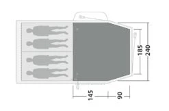 Outwell Springwood 4 Flat Woven Carpet -Camping Specialty Shop springwood 4