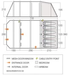 Vango Stargrove II Air TC 600XL Tent -Camping Specialty Shop stargrove ii air tc 600xl
