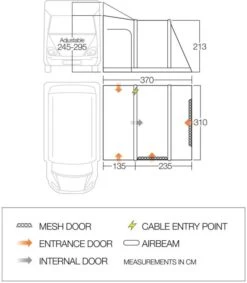 Vango Kela V Tall AirAway Drive Away Awning 13 Vango Kela V Tall AirAway Drive Away Awning -Camping Specialty Shop vango 2020 awnings floorplan kela iii tall 2